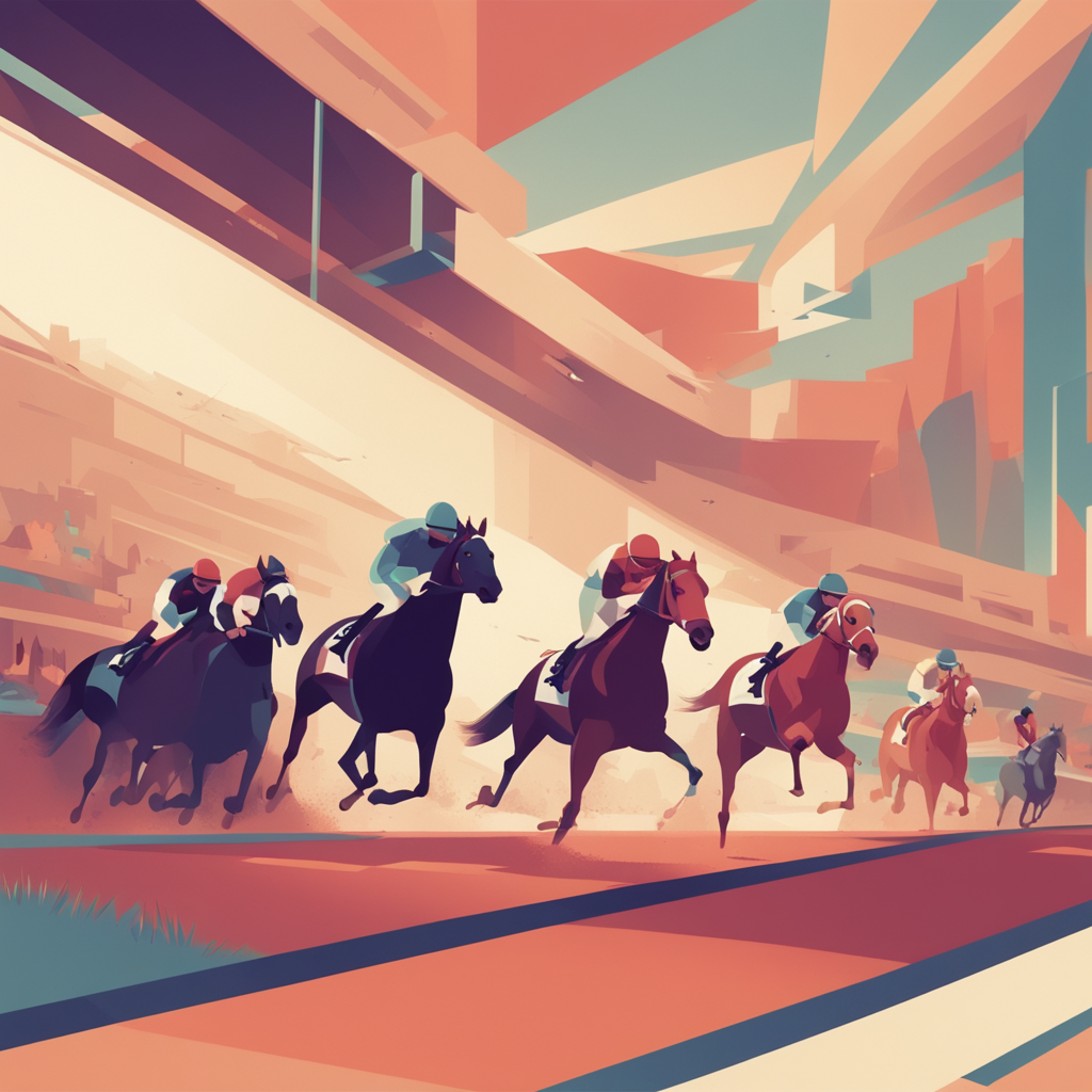 a horse race