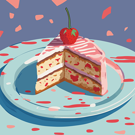 a slice of cake