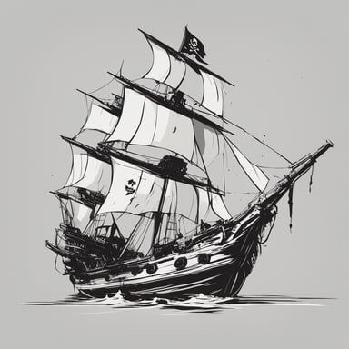a pirate ship