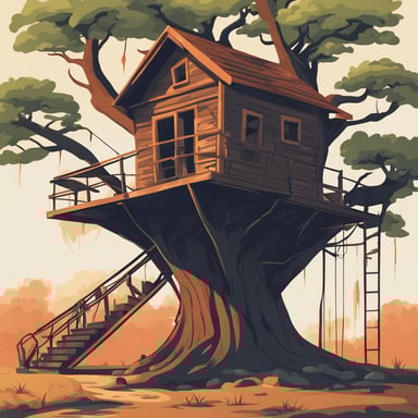 a tree house
