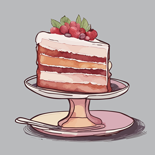 a slice of cake