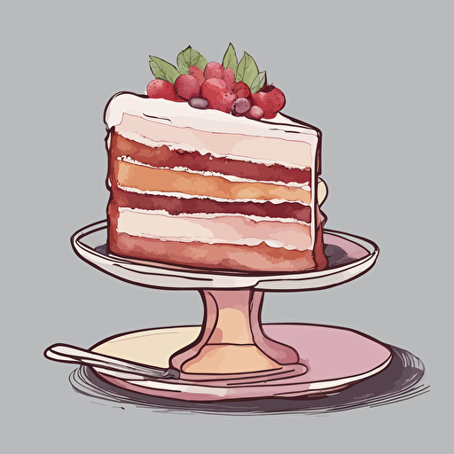 a slice of cake