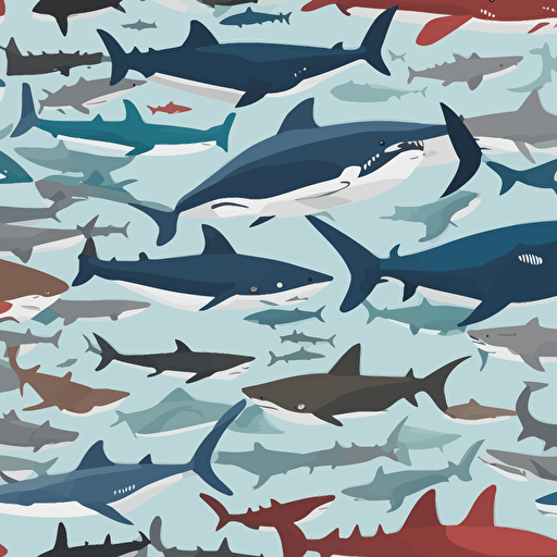 a sea full of sharks