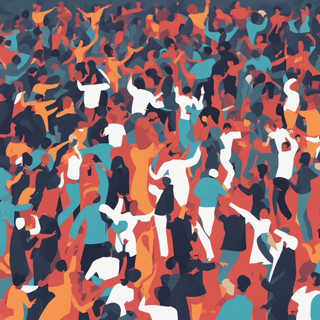 people dancing at a concert