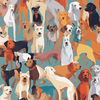 a group of dogs