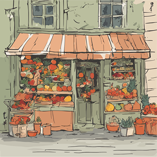 a fruit shop