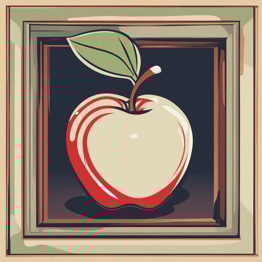 an apple