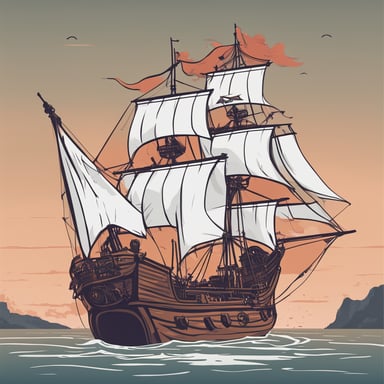 a pirate ship
