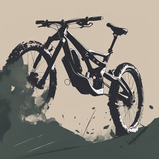 a mountain bike 