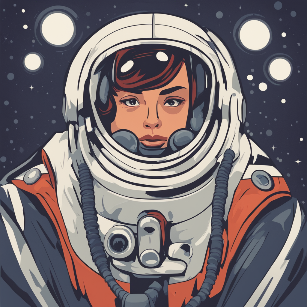 a person in a space suit