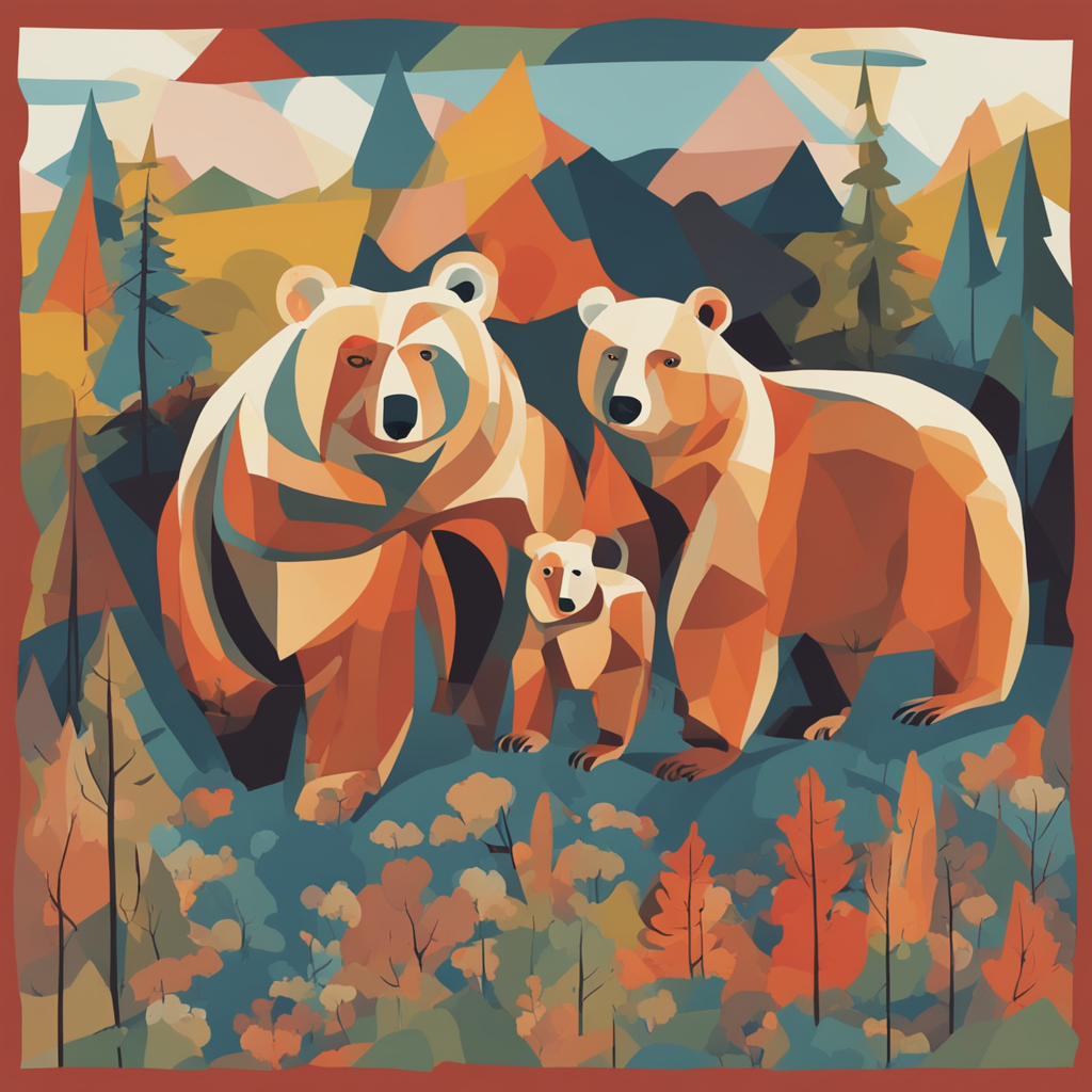 a family of bears
