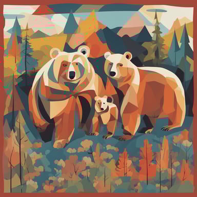 a family of bears