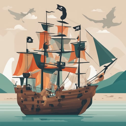 a pirate ship