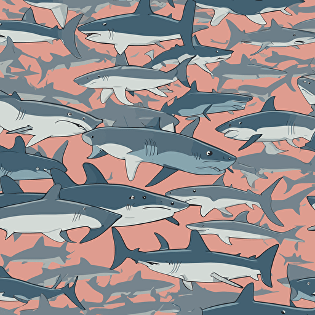 a sea full of sharks