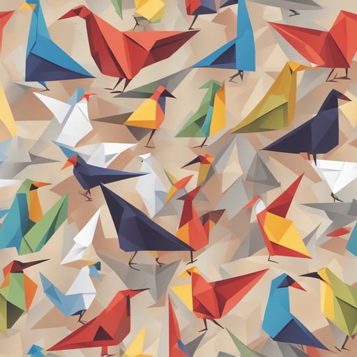 origami birds