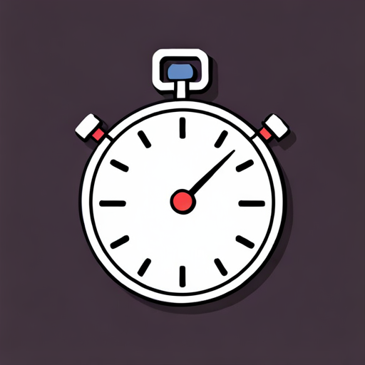 a stopwatch with a checkmark