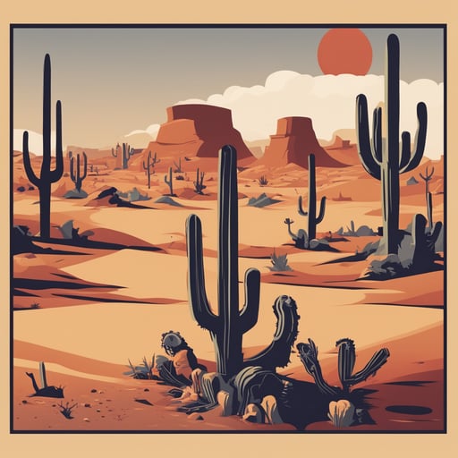 the desert