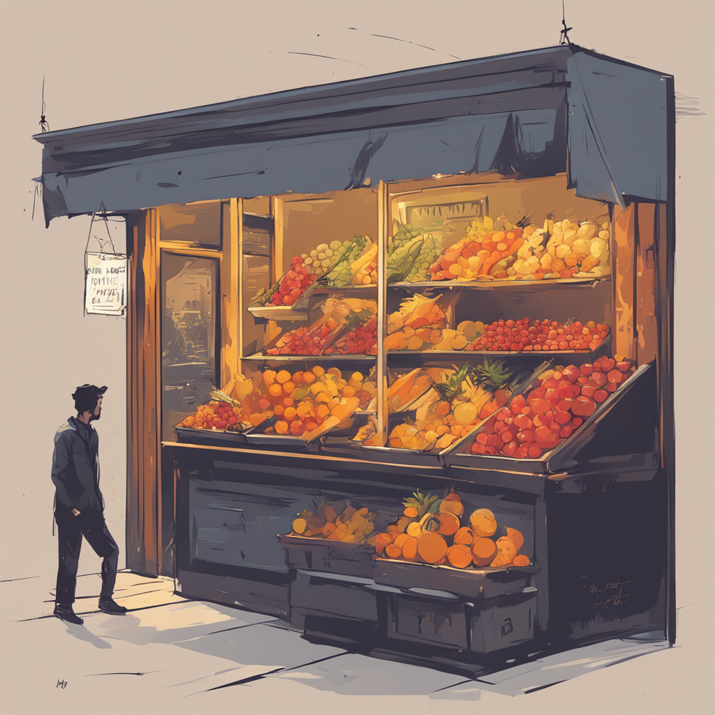 a fruit shop