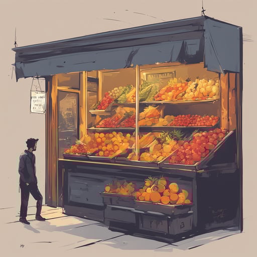 a fruit shop