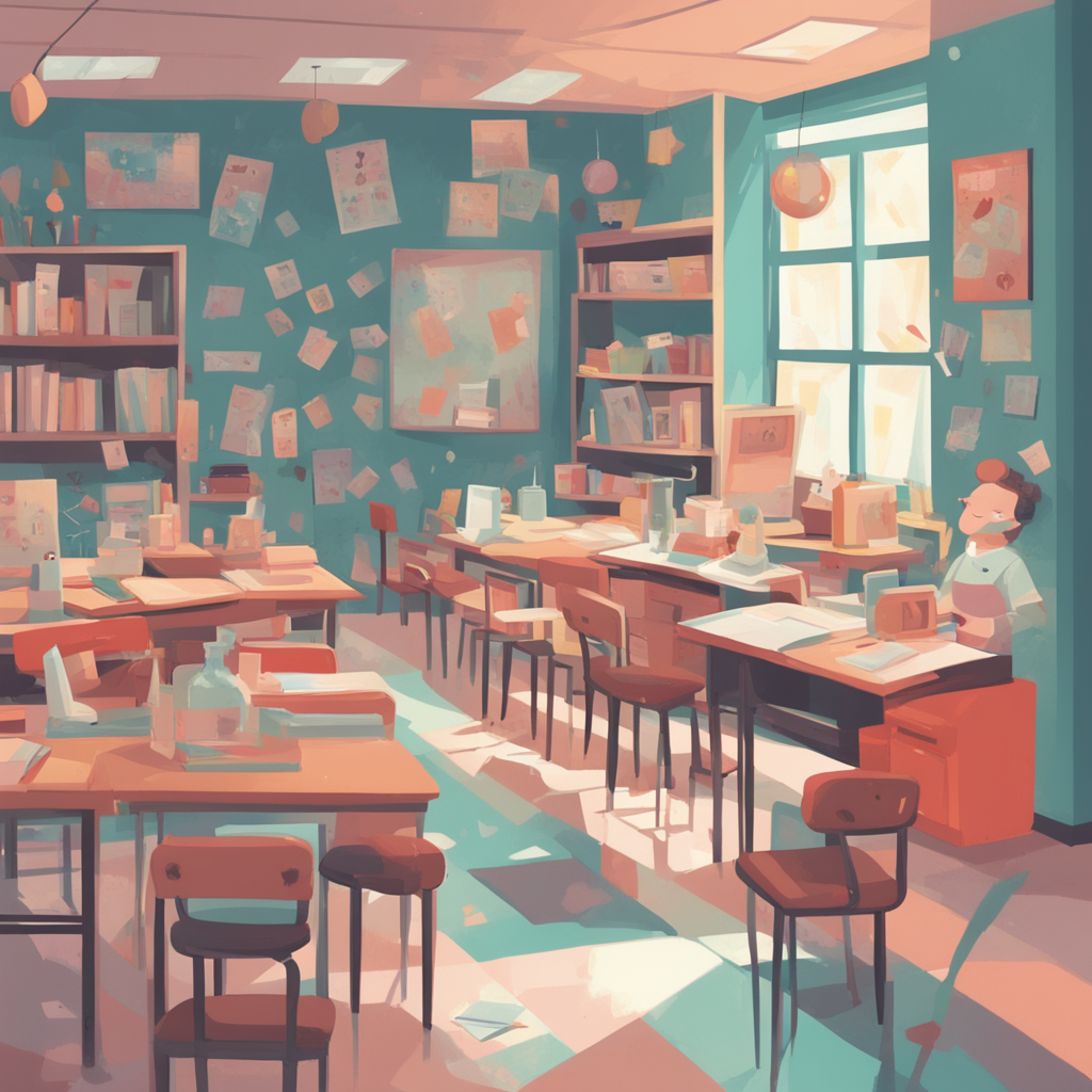 a university classroom