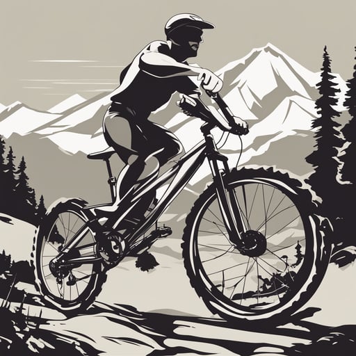 a mountain bike 