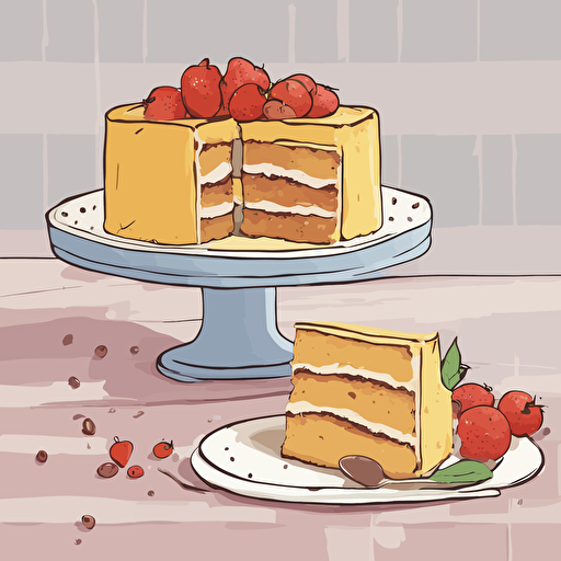 a slice of cake