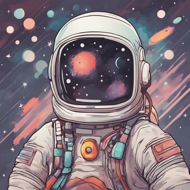 an astronaut helmet