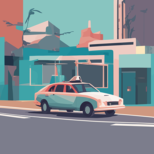 a self driving car