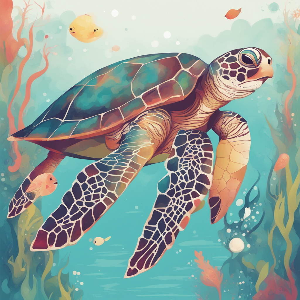 a sea turtle