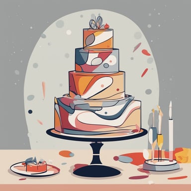 a wedding cake