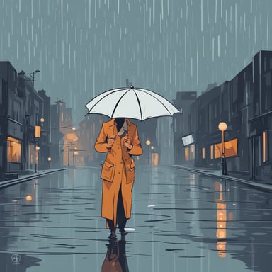 raining on a person