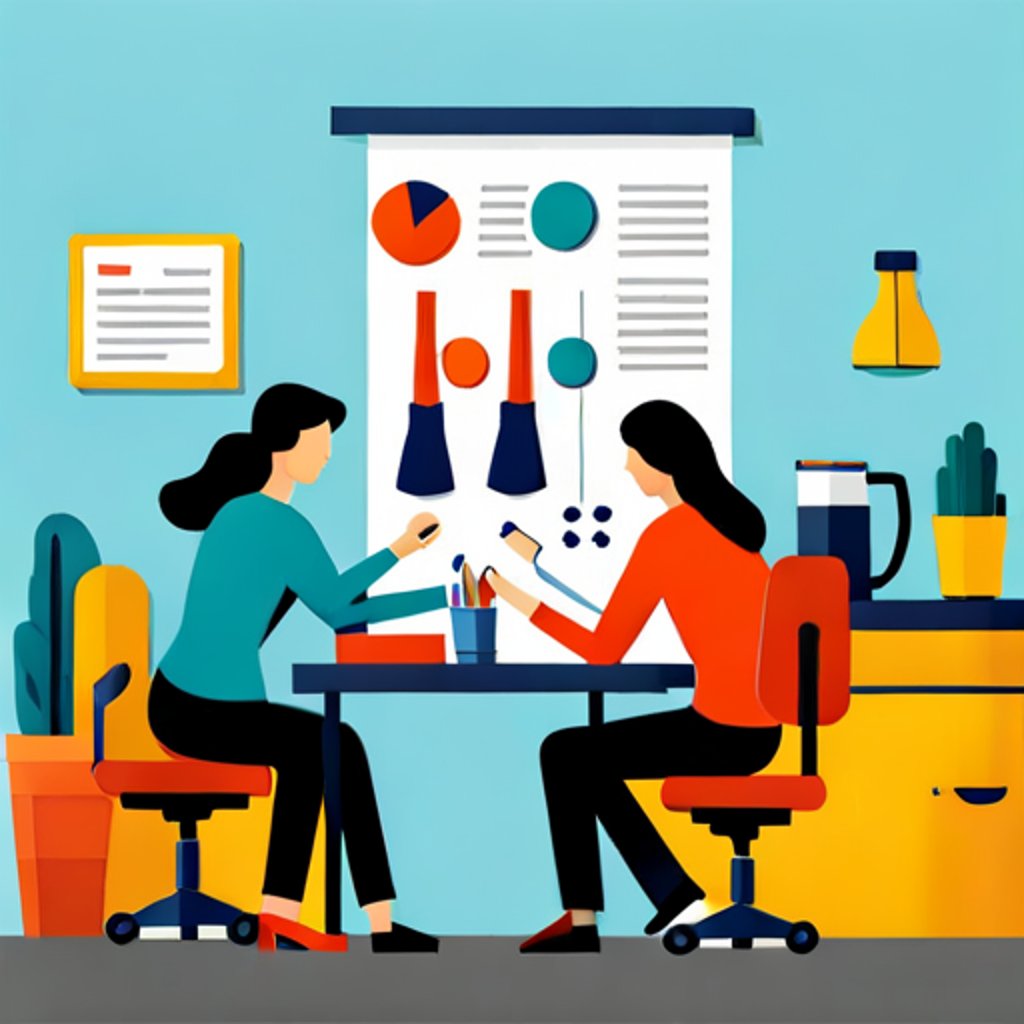 a team organizing items on a board