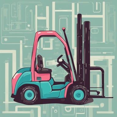 a forklift