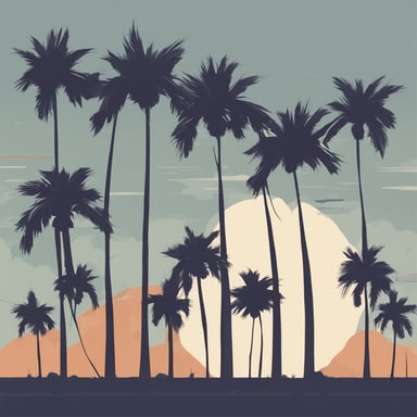 palm trees
