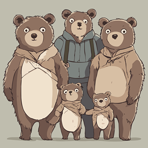 a family of bears