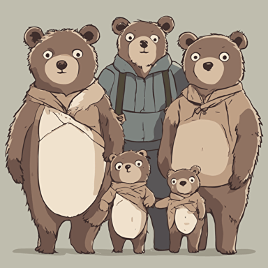a family of bears