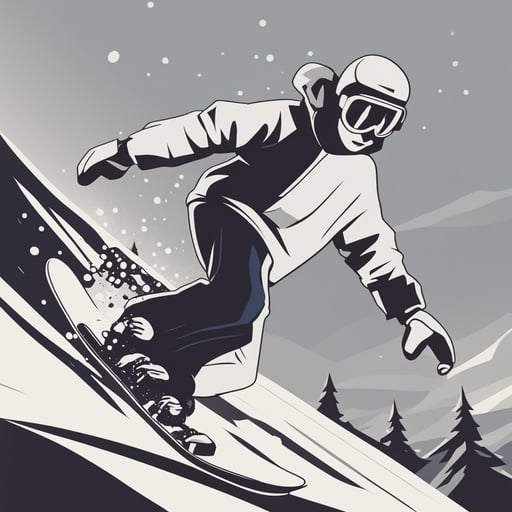 a person snowboarding