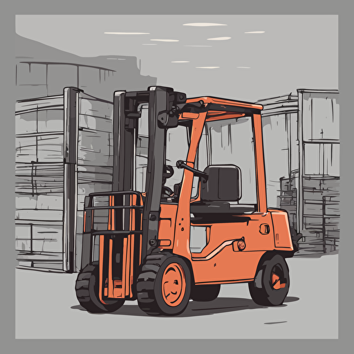 a forklift