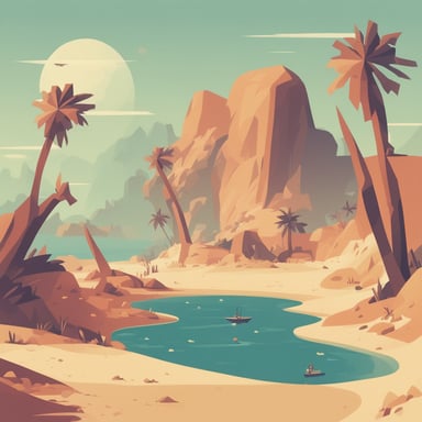 a desert island