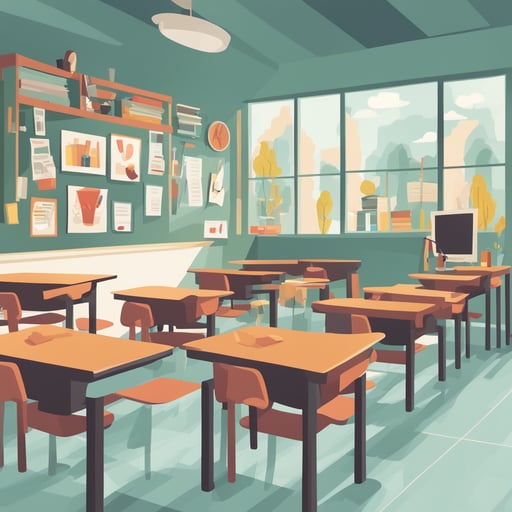 a university classroom