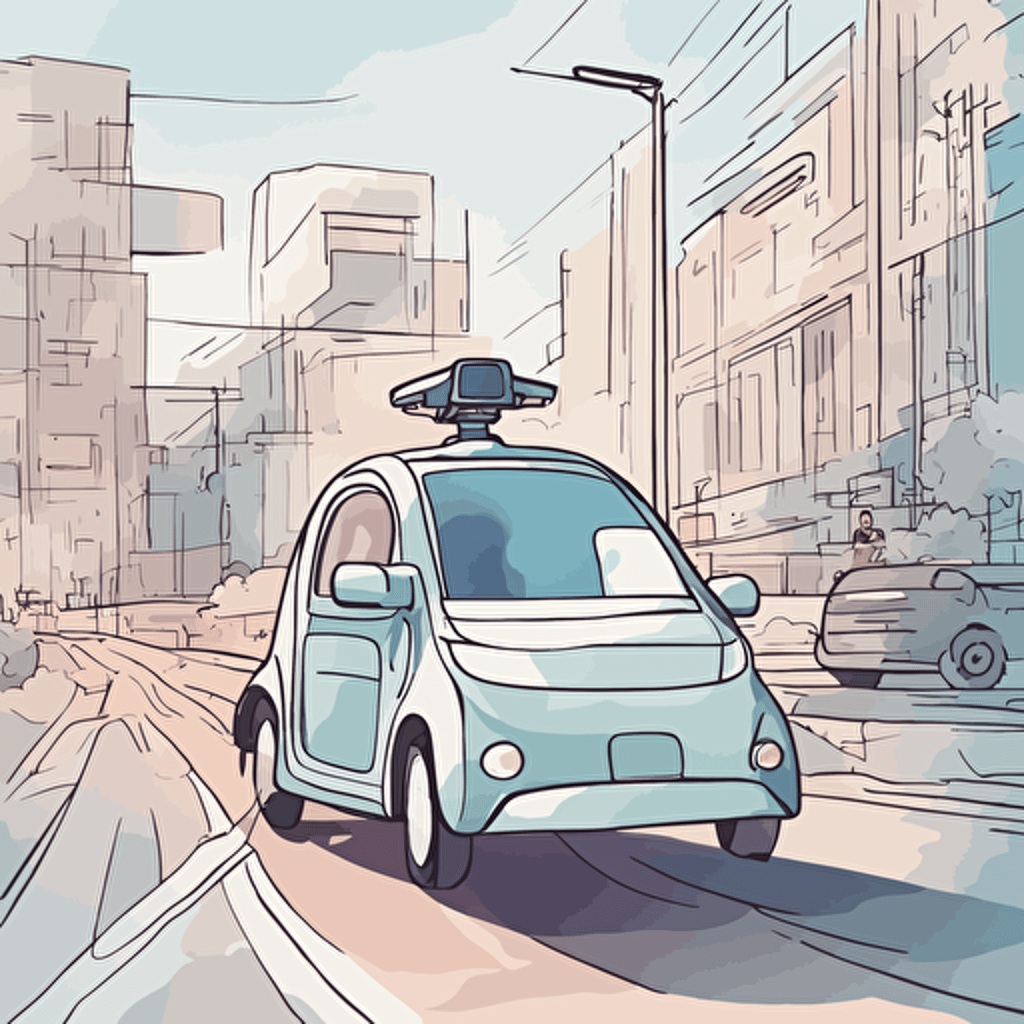 a self driving car