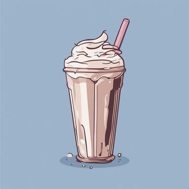 a milkshake