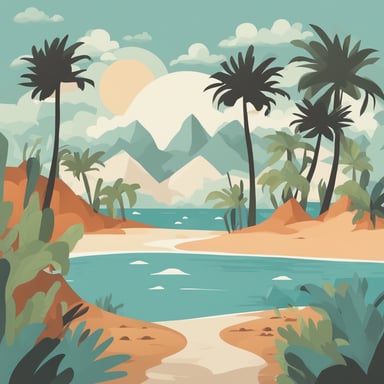 a desert island
