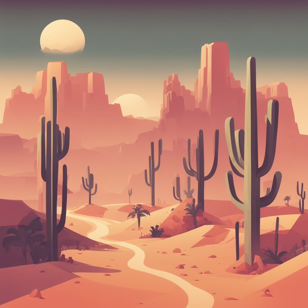 the desert
