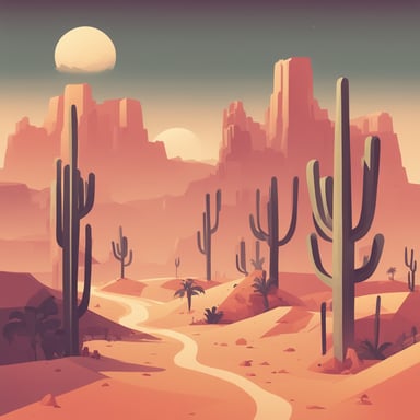 the desert