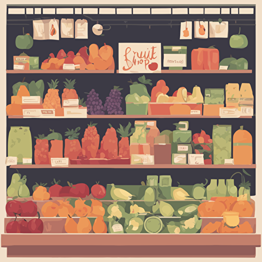 a fruit shop