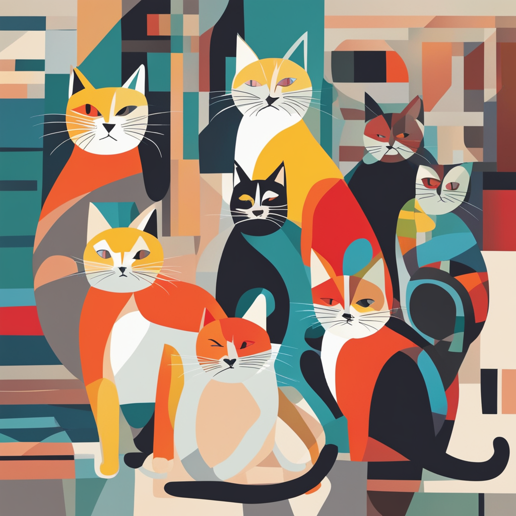 a group of cats