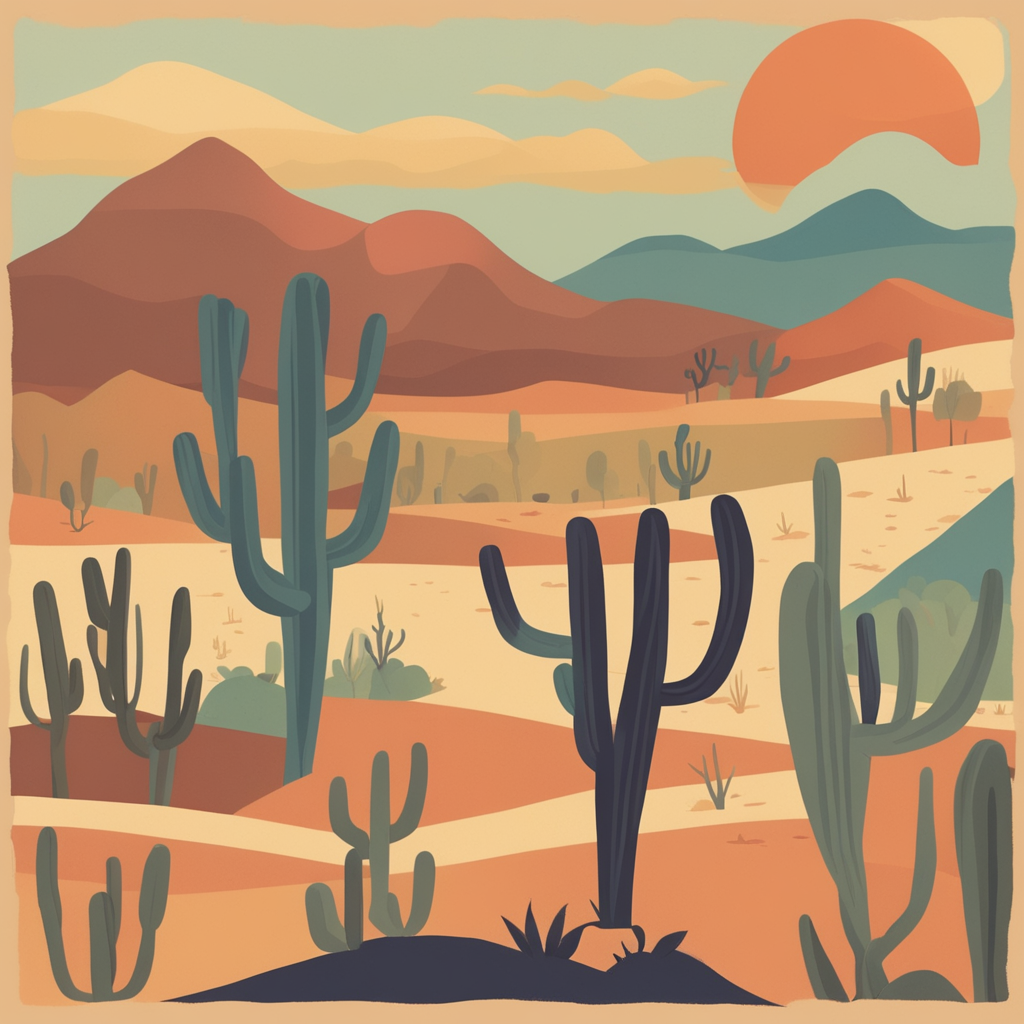 the desert