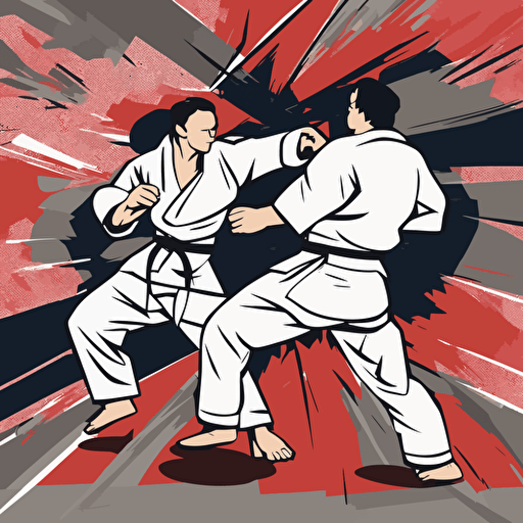 a judo fight
