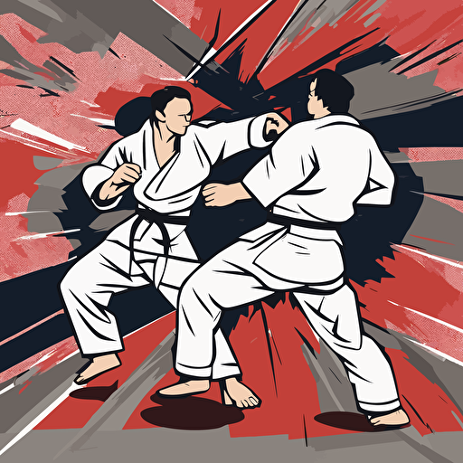 a judo fight